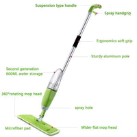 Spray Mop - 360 Degree Handle Wet & Dry Microfiber Floor Spray Mop